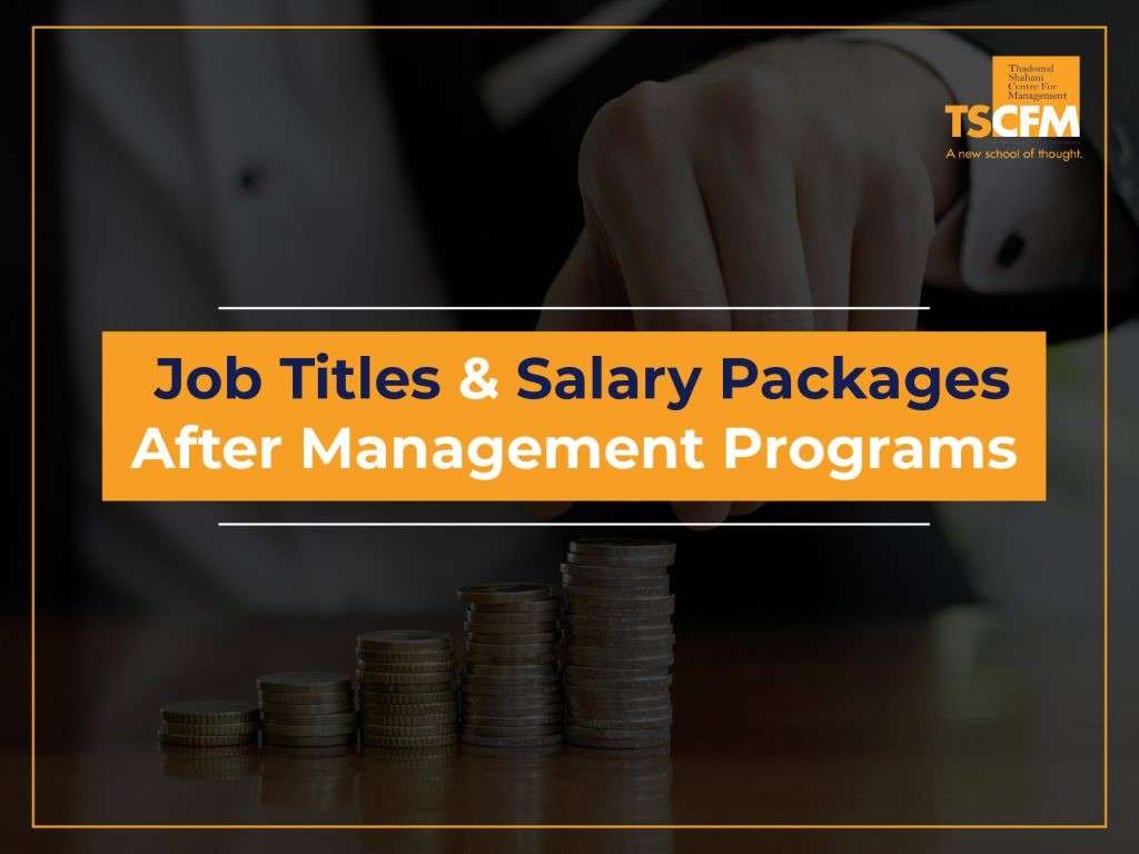 What are the Job titles & salary packages in different sectors after MBA Program?